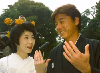 西城秀樹さんと木本美紀さん