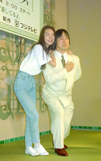浅野温子と武田鉄矢
