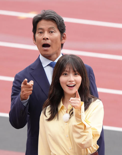 世界陸上アンバサダー
織田裕二と今田美桜