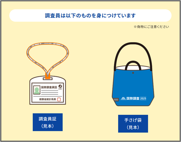 国勢調査員が持っているのも