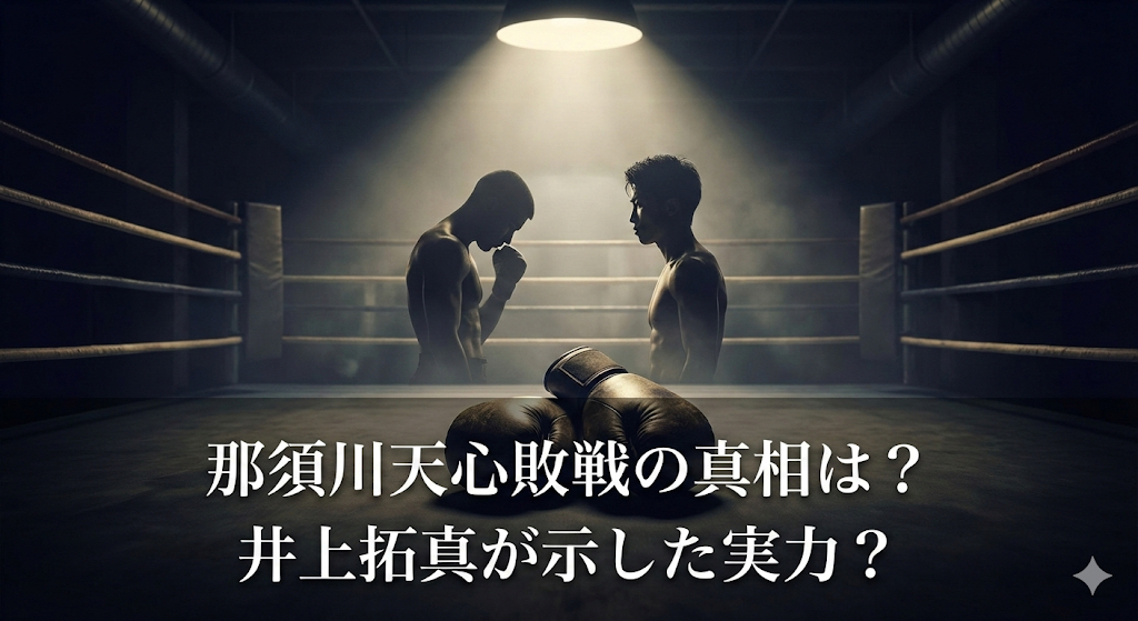 那須川天心が井上拓真に敗北！弱いと言われる3つの原因を検証