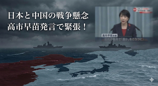 日本と中国が戦争する可能性は高い？高市早苗発言で緊張が急拡大！