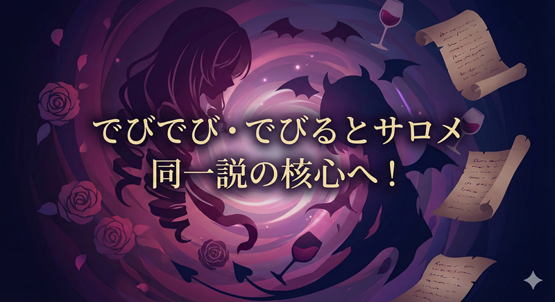 でびでび・でびるとサロメは同一人物？ 声や配信スケジュールの不自然な一致に注目
