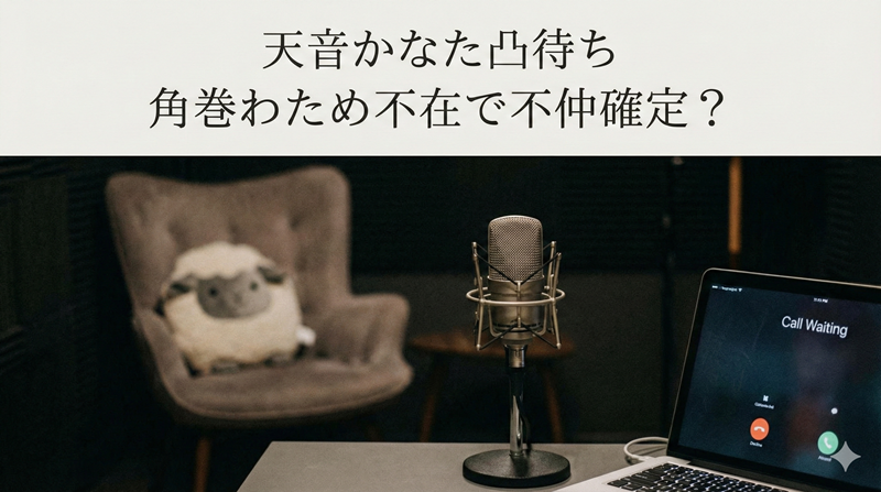 天音かなた凸待ちに角巻わため不在？不仲説や5年未コラボの真相！