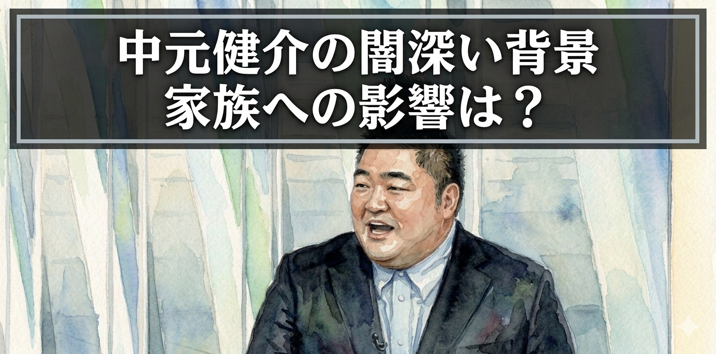 中元健介(NHK)の逮捕で家族への影響は？エリートの闇深い経歴