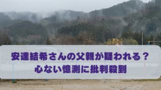 安達結希さんの父親が疑われる？ 心ない憶測に批判殺到